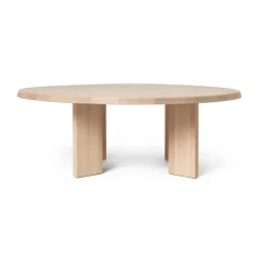 Mesa de centro Tarn 107,6x108,1 cm, White oiled beech
