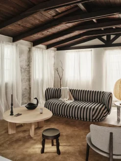 Mesa de centro Tarn 107,6x108,1 cm, White oiled beech