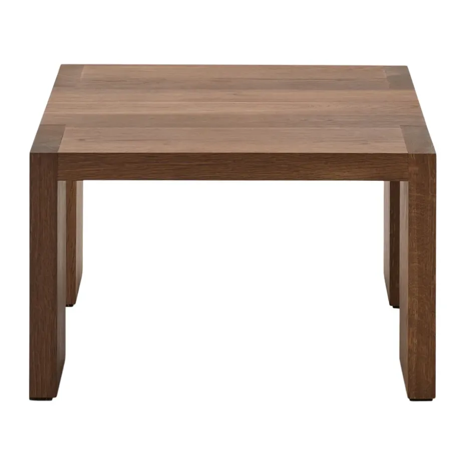 Mesa de centro Tennon, Roble ahumado, 61×43 cm