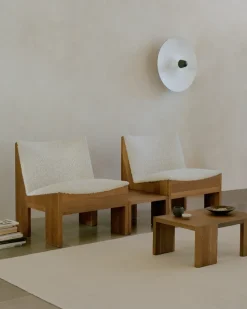 Mesa de centro Tennon, Roble ahumado, 61×43 cm