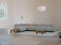 Mesa de centro Tennon, Roble ahumado, 61×61 cm