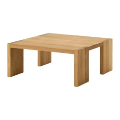 Mesa de centro Tennon, Roble, 61x61 cm