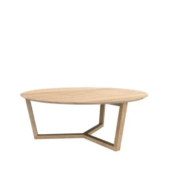 Mesa de centro Tripod 36x96 cm, Roble con aceite duro encerado