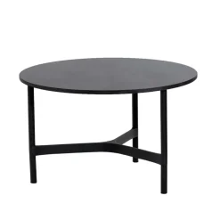 Mesa de centro Twist medium Ø70 cm, Dark grey-lava grey