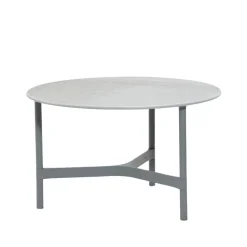 Mesa de centro Twist medium Ø70 cm, Fossil grey-light grey