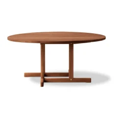 Mesa de centro/café BM80 Mogensen Ø120 cm, Roble ahumado y aceitado