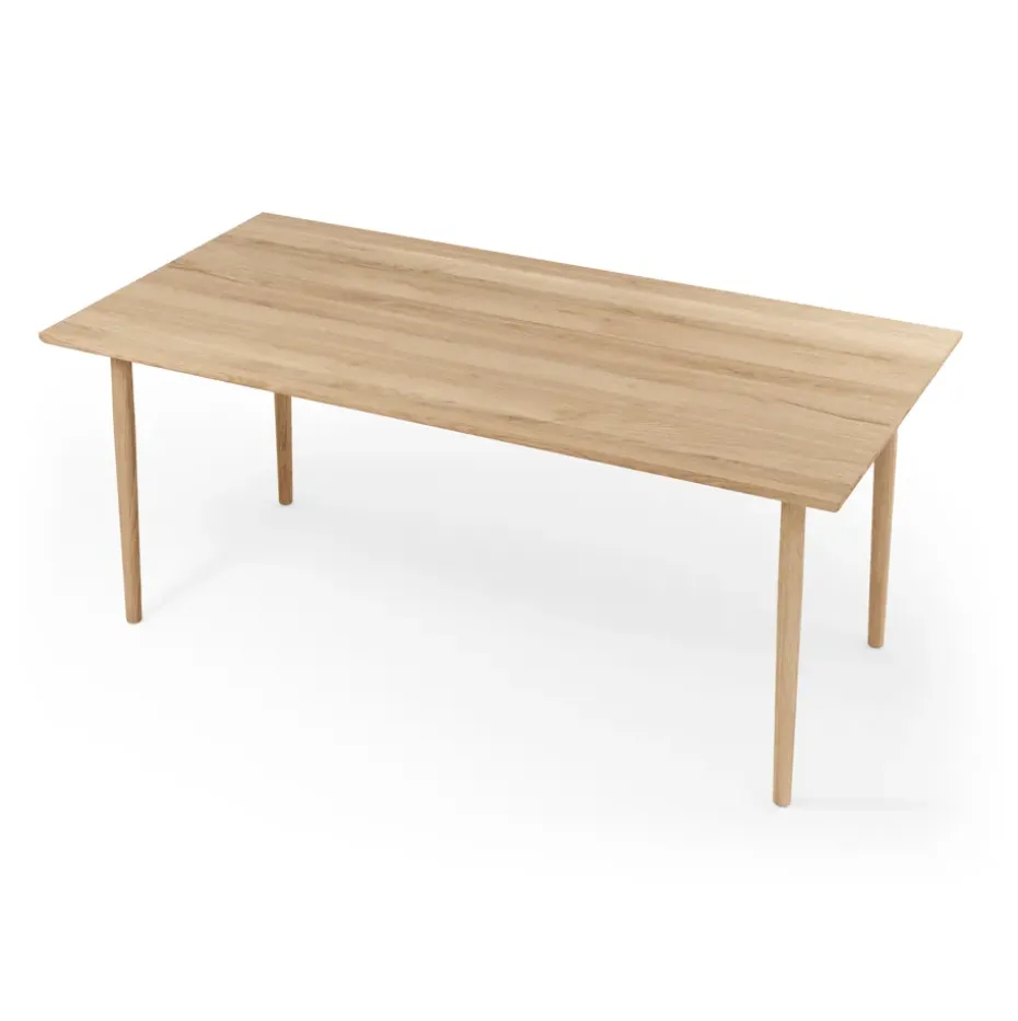 Mesa de comedor Arv 90x180 cm, Roble aceitado