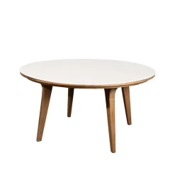 Mesa de comedor Aspect redonda, Travertine