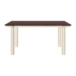 Mesa de comedor Atura, Light cashmere-burgundy, 90x160 cm