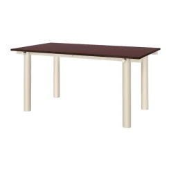 Mesa de comedor Atura, Light cashmere-burgundy, 90x160 cm