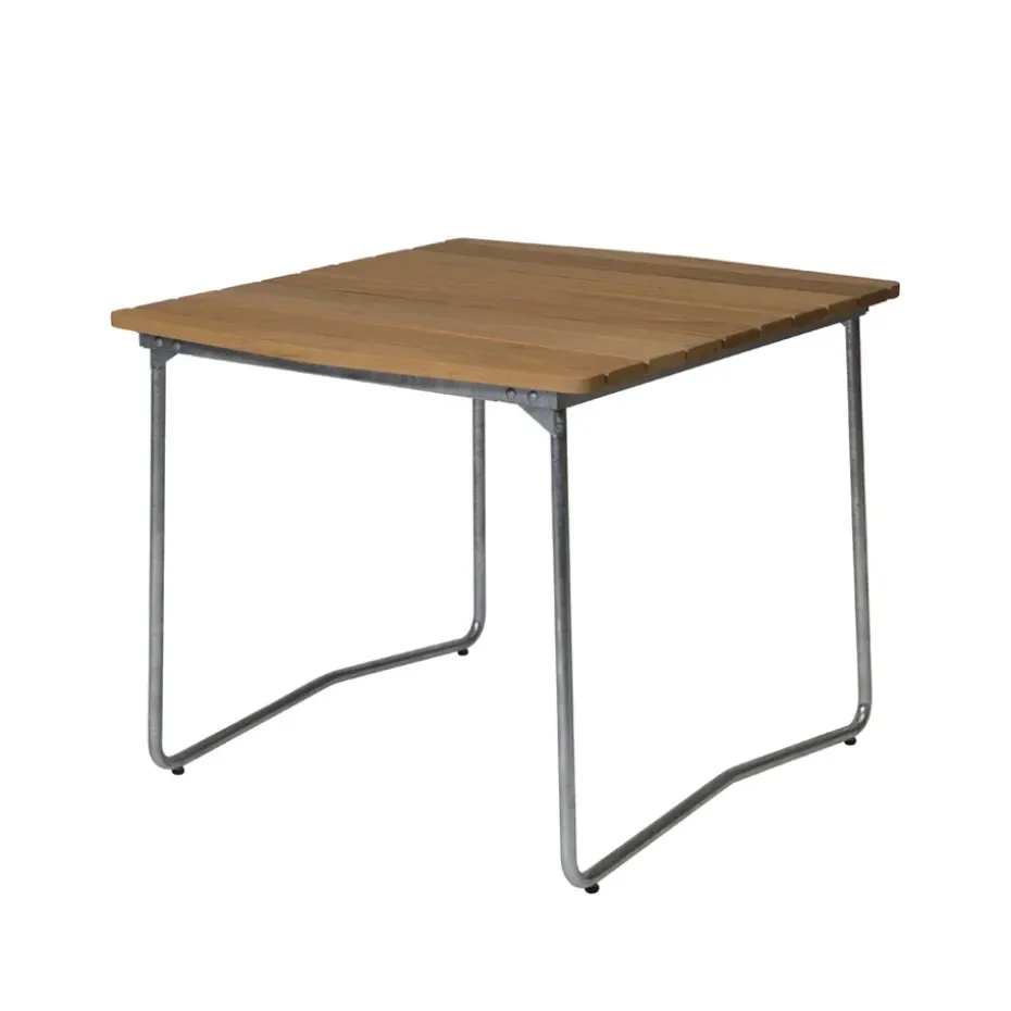 Mesa de comedor B31, Roble aceitado - estructura galvanizada en caliente