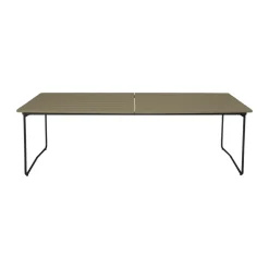 Mesa de comedor B31, Verde claro roble-negro