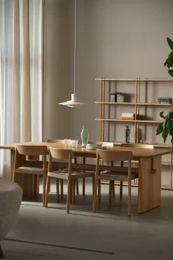 Mesa de comedor Berghem 90x220 cm, Laqurered oak