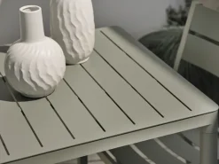 Mesa de comedor Bigby, Dusty green, 144x76 cm