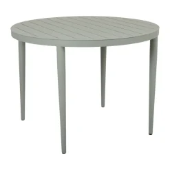 Mesa de comedor Bigby, Dusty green, Ø100 cm
