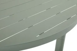 Mesa de comedor Bigby, Dusty green, Ø100 cm