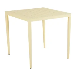 Mesa de comedor Bigby, Lemon, 76x76 cm