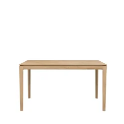 Mesa de comedor Bok extensible, Aceite de cera roble 90x140/220 cm