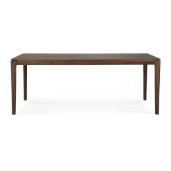 Mesa de comedor Bok 200x95 cm, Lackad teak brown