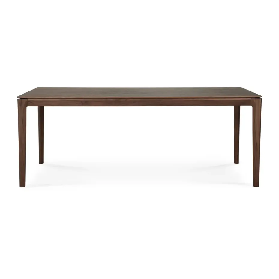Mesa de comedor Bok 200x95 cm, Lackad teak brown