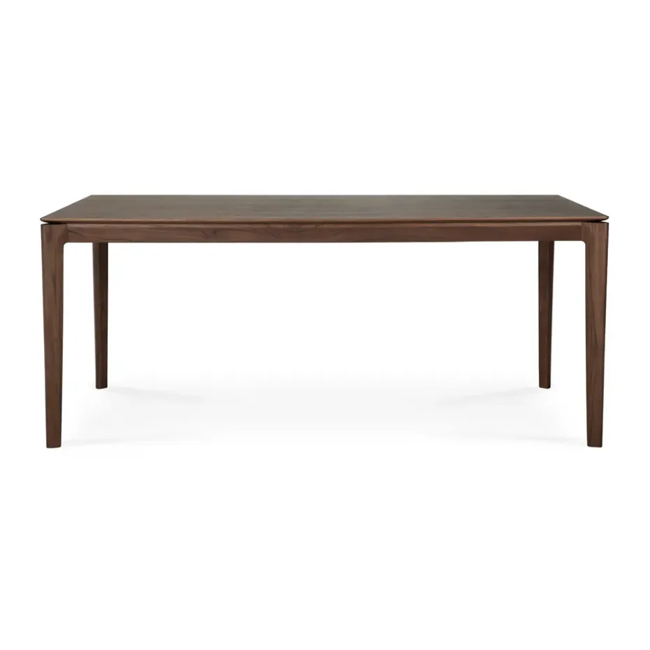 Mesa de comedor Bok 180x90 cm, Lackad teak brown