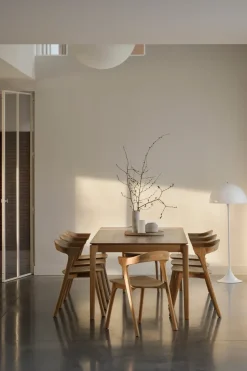 Mesa de comedor Bok 200x95 cm, Roble con aceite duro encerado