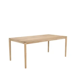 Mesa de comedor Bok 180x90 cm, Roble con aceite duro encerado