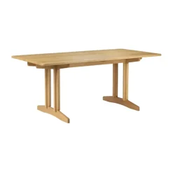 Mesa de comedor C64 Shaker 90x180 cm, Roble macizo aceitado