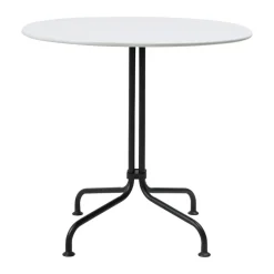 Mesa de comedor Carmel Bistro 75x75 cm, Clam white-black semi matt