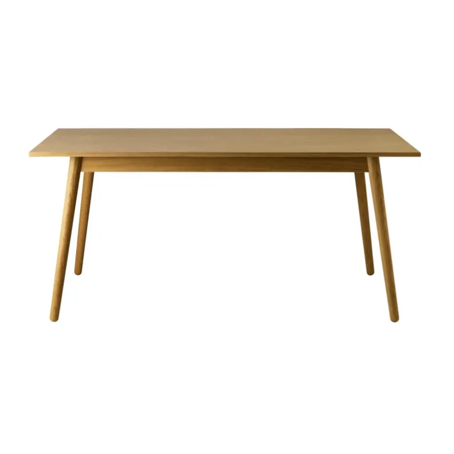 Mesa de comedor C35B 82x160 cm, Oak nature-oak nature lacquered