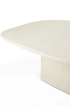 Mesa de comedor Elements Pebble, Blanco roto