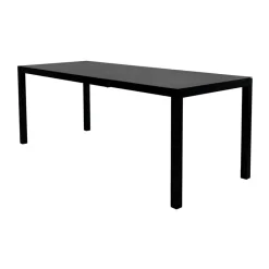 Mesa de comedor extensible Aria 140-200 cm, Black