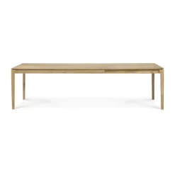 Mesa de comedor extensible Bok , Roble lacado, 100x180/280 cm