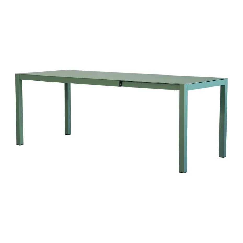 Mesa de comedor extensible Aria 140-200 cm, Sage green