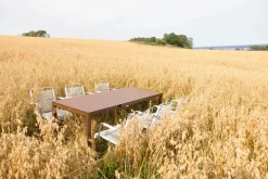 Mesa de comedor extensible Aria 140-200 cm, Rust