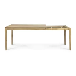 Mesa de comedor extensible Bok , Roble lacado, 90x140/220 cm
