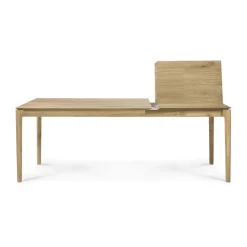 Mesa de comedor extensible Bok , Roble lacado, 90x140/220 cm