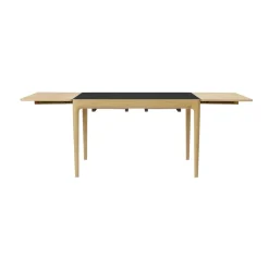 Mesa de comedor Heart'n'Soul 90x120 cm, Oak-obsidian black