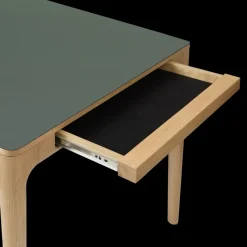 Mesa de comedor Heart'n'Soul 90x200 cm, Oak-moss green