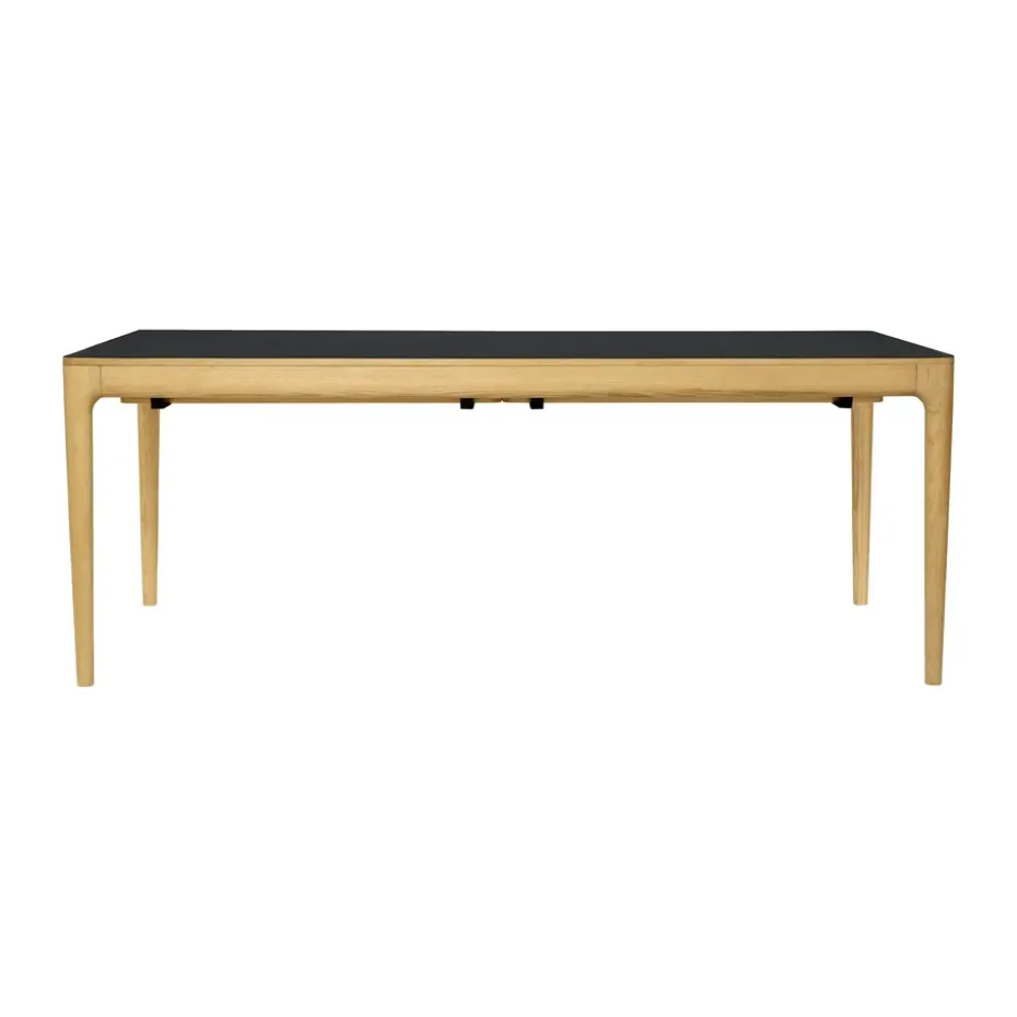Mesa de comedor Heart'n'Soul 90x200 cm, Oak-obsidian black