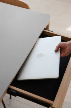 Mesa de comedor Heart'n'Soul 90x200 cm, Oak-cloud grey