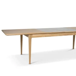 Mesa de comedor Höllviken, Roble blanqueado con laca mate