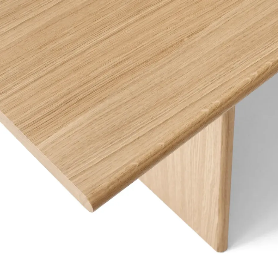 Mesa de comedor Ita OS1 con gestión de cables 95x200 cm, Oak