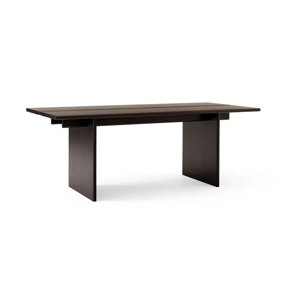Mesa de comedor Ita OS1 95x200 cm, Dark stained oak