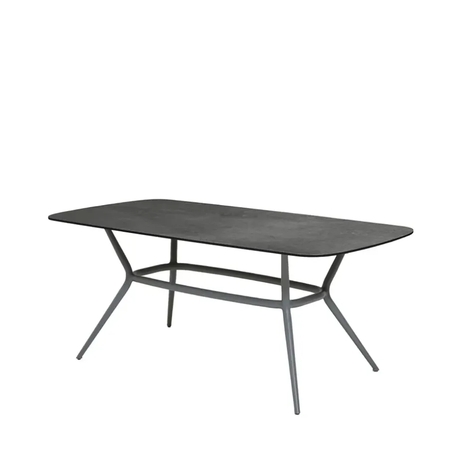 Mesa de comedor Joy ovalada, Dark grey-gris claro