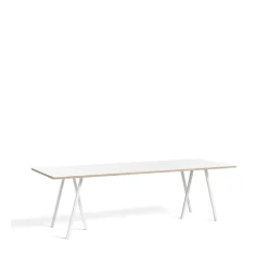 Mesa de comedor Loop Stand, White laminate-white, 250 cm