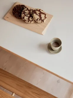 Mesa de comedor Moebe Rectangular, Light grey, 220x90 cm