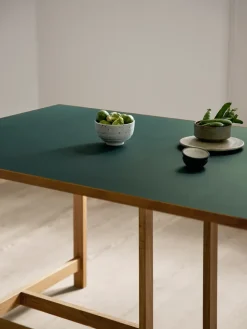 Mesa de comedor Moebe Rectangular, Green, 160x90 cm