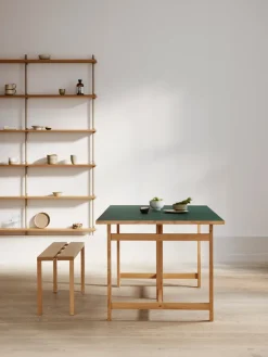 Mesa de comedor Moebe Rectangular, Green, 160x90 cm