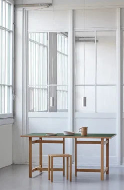 Mesa de comedor Moebe Rectangular, Green, 160x90 cm